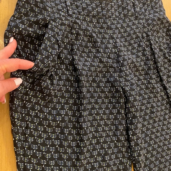 Theory women’s silk pants pockets, pleated black blue new without tag, size 30 - Picture 3 of 14